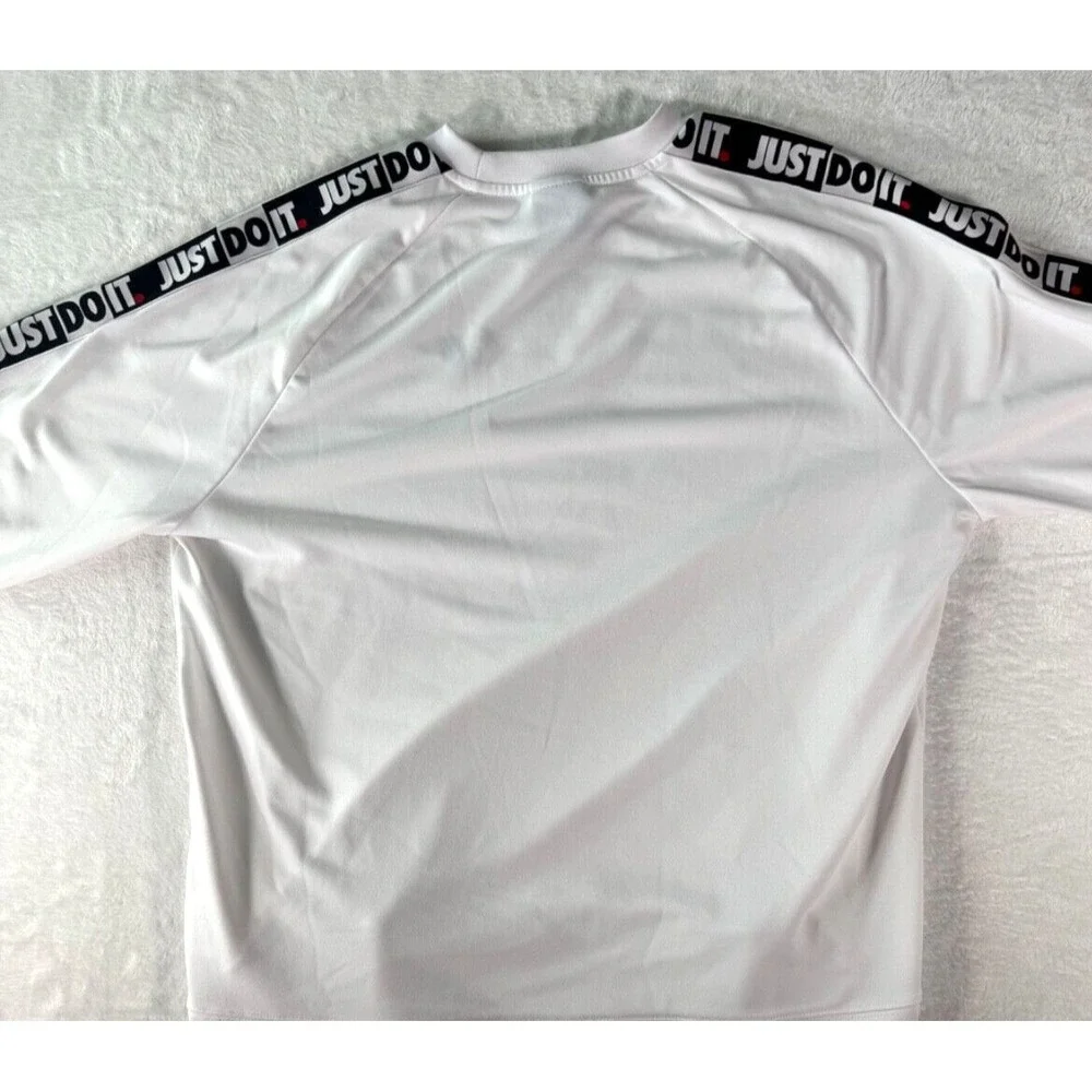 Nike Sportswear Swoosh Just Do It Script Size‎ L Crewneck Sweatshirt CJ4793-100